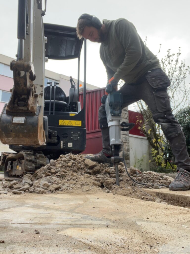 Chantier de terrassement Maison Rault